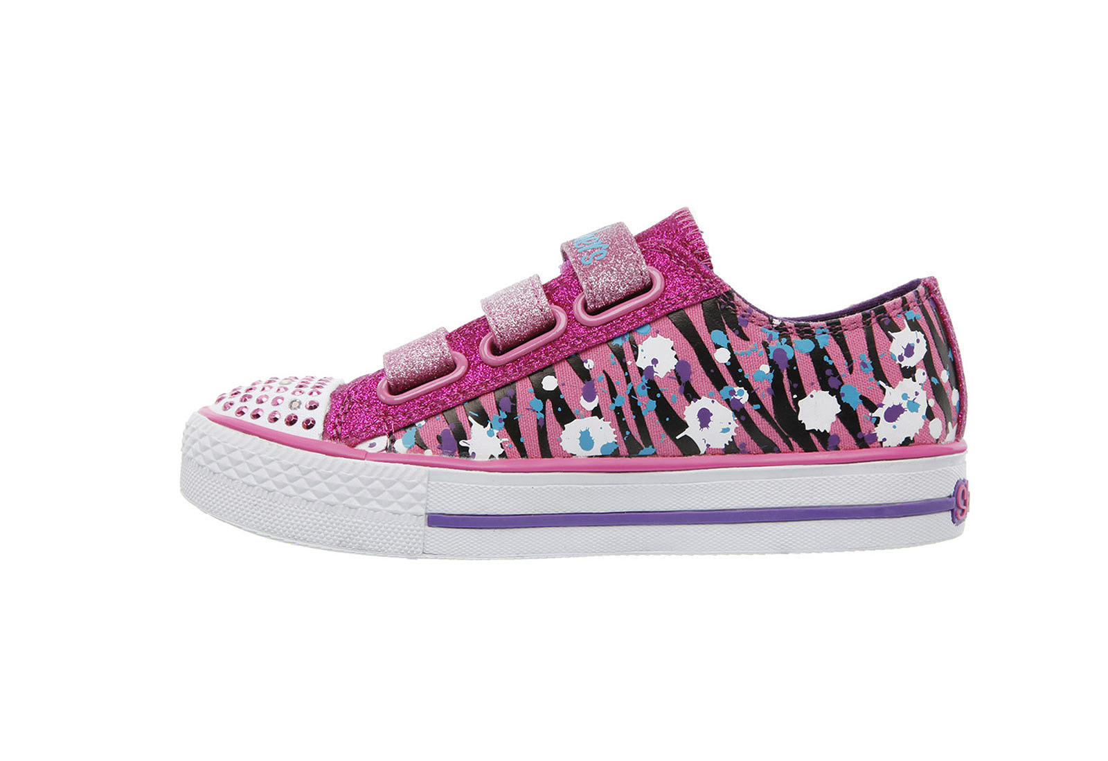 Skechers Svetleće Pink Patike Twinkle Toes Shuffles - Glitter N Glitz Office Shoes Srbija
