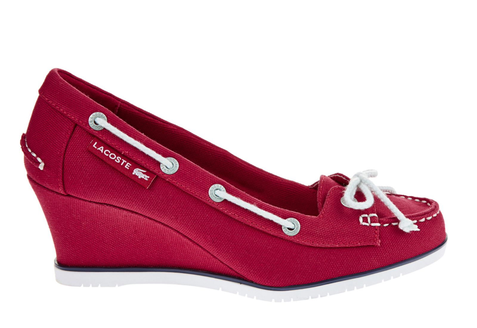 lacoste wedge shoes