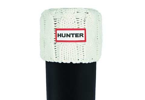 Hunter Zokni 6 Stitch Cable Boot Sock