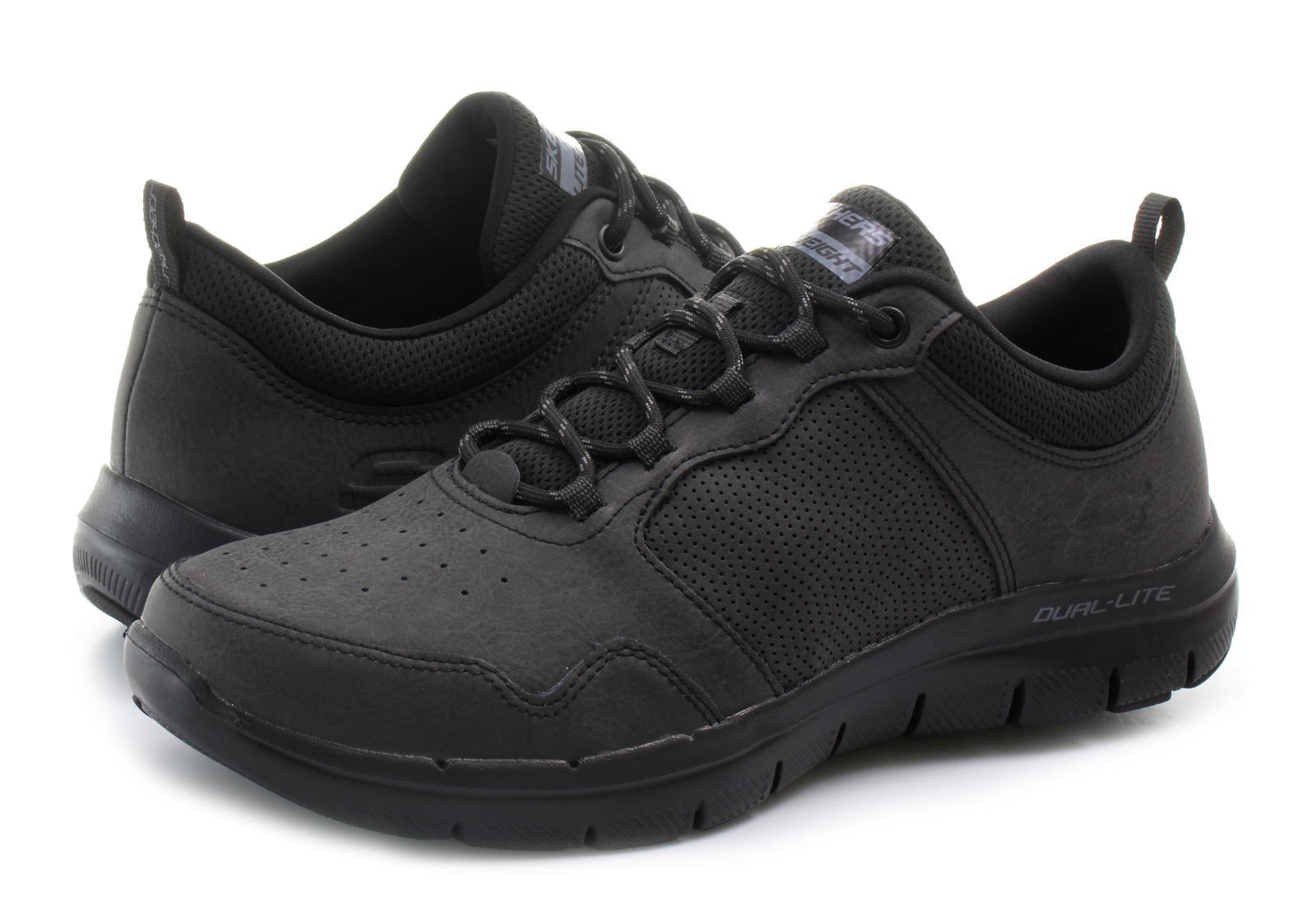 Skechers Memory Crna - Flex Advantage 2.0 - Dali - Office Shoes - Online prodavnica obuće