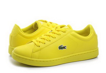 yellow lacoste shoes