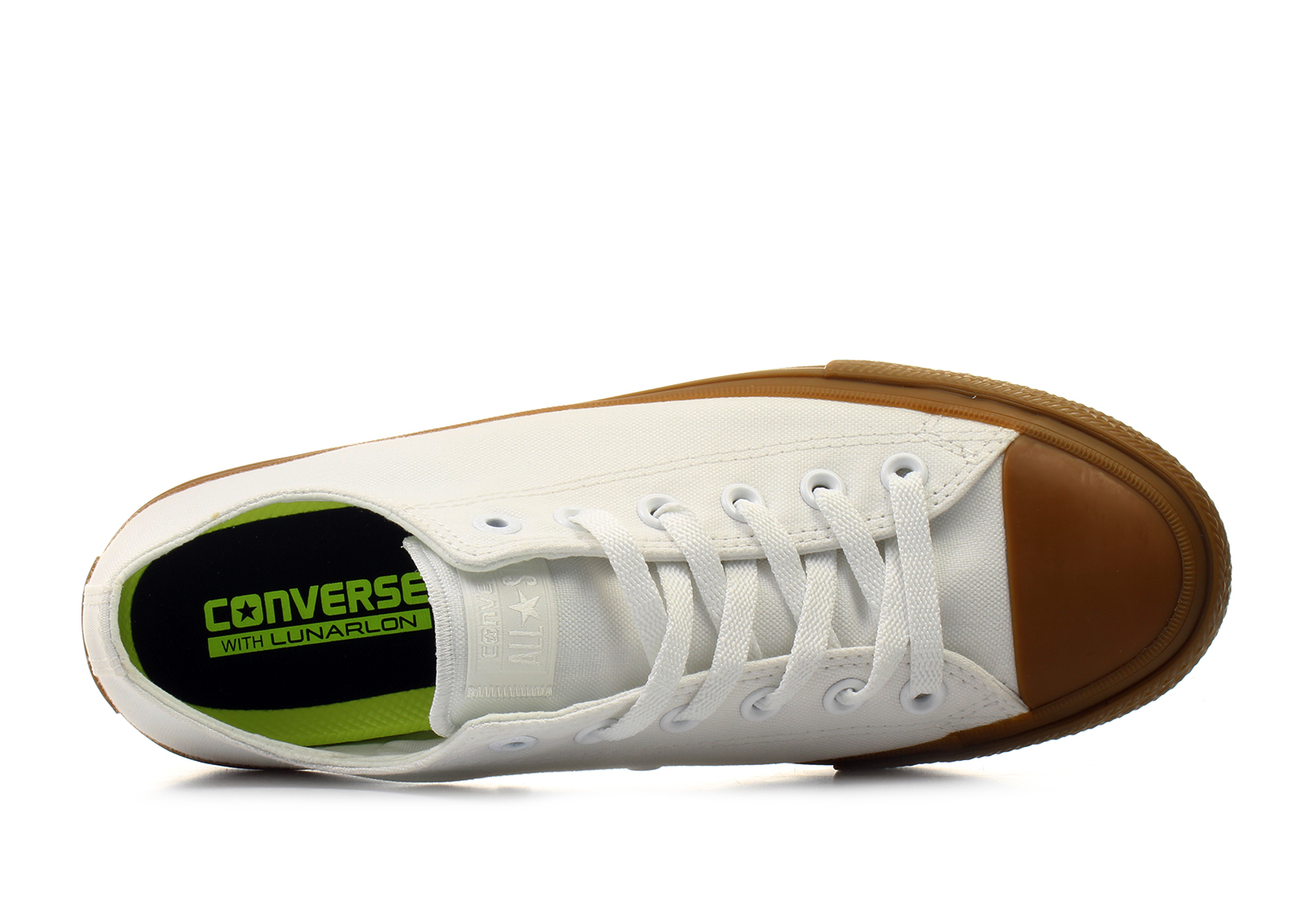 converse gum sole white