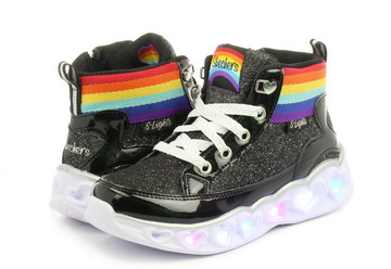 Skechers Magasszárú cipő Heart Lights - Rainbow Diva