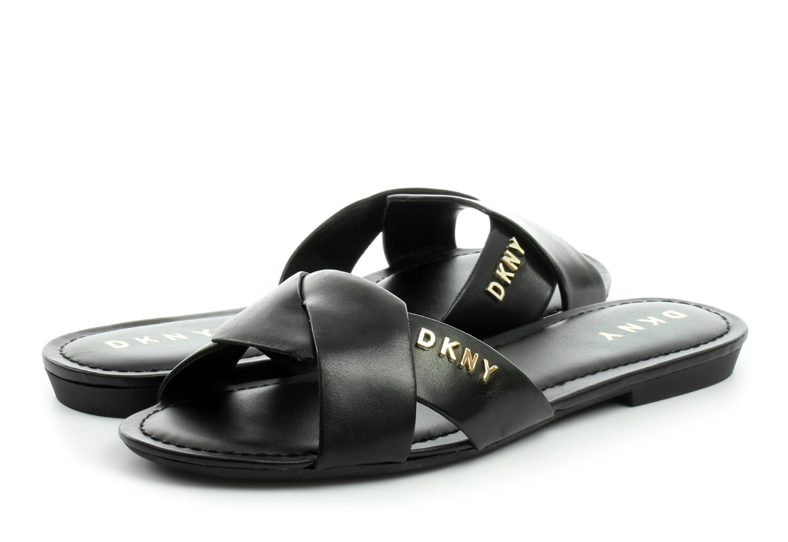 Korean abortion Vibrate DKNY Papuci - Kiara - K2933660-blk - Office Shoes Romania