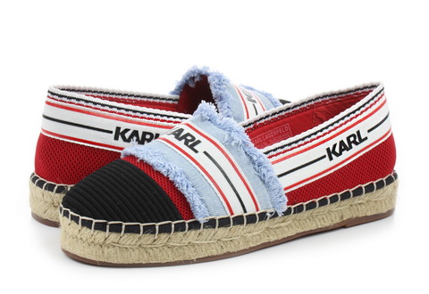 Karl Lagerfeld Plitke cipele Kamini Patchwork