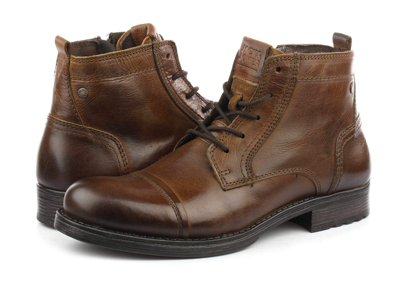 sense Evaluation Controversy Jack And Jones Ghete - Russel Mid Boot - 12175958-brn - Office Shoes Romania