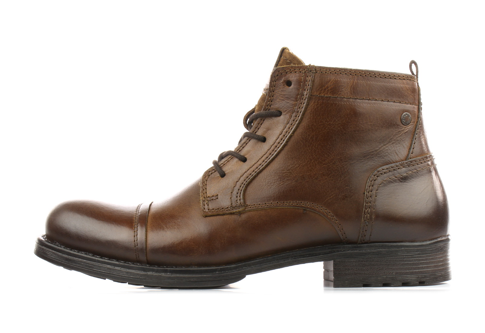 Rely on dishonest time table Jack And Jones Ghete - Russel Mid Boot - 12175958-brn - Office Shoes Romania