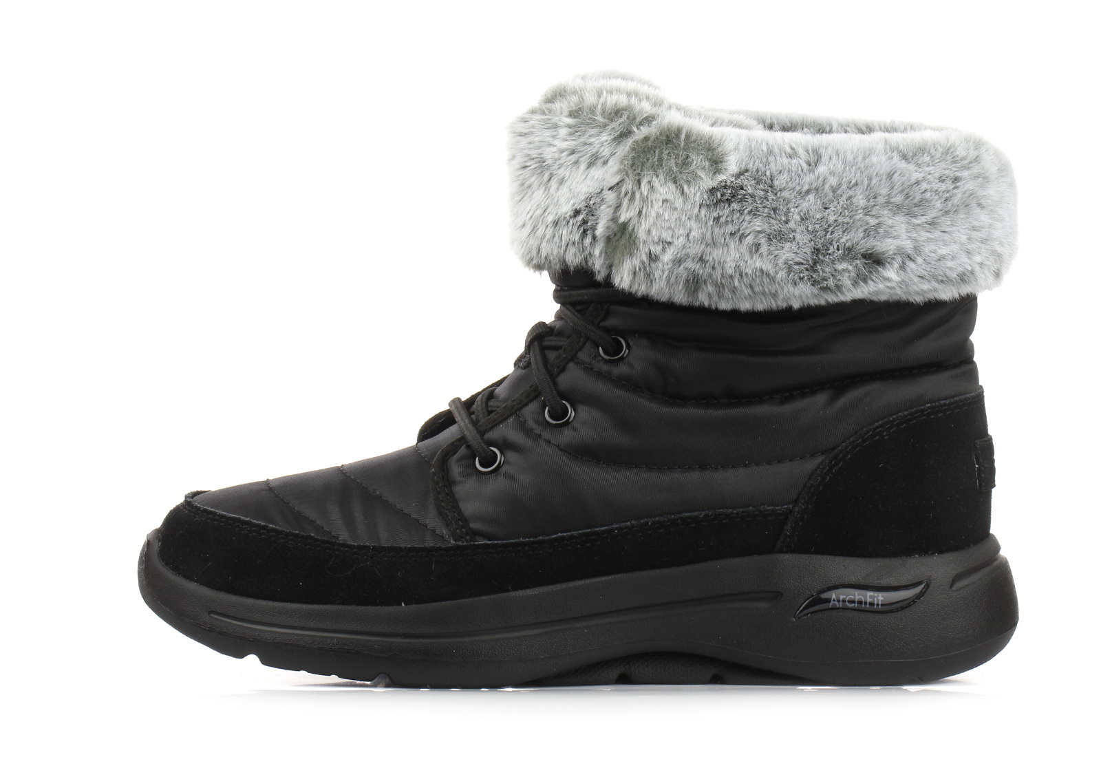Skechers Boots - Go Walk Arch Fit-winter Vibes - 144409-BKGY - Online ...