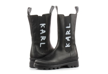 Karl Lagerfeld Plitke čizme Trekka Ii Midi Boot
