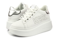 Karl Lagerfeld-Plitke patike-Anakapri Karl Mikrostud Logo Lace