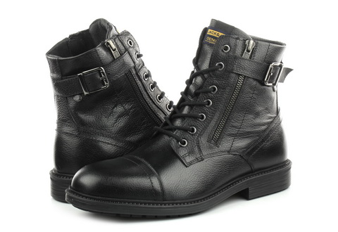 Jack And Jones Duboke cipele Jfwholland leather zip