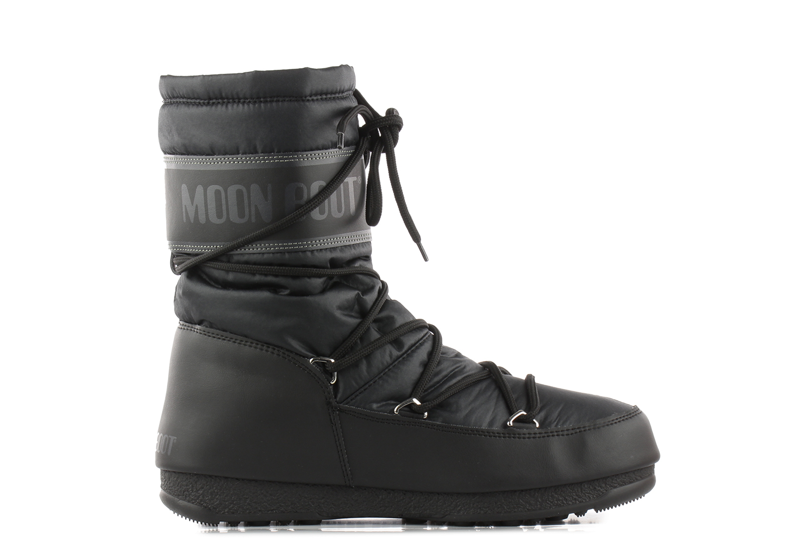 Moon Boot MOON BOOT MID NYLON WP Black - Free delivery
