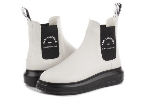 Karl Lagerfeld Plitke čizme Kapri Maison Gore Mid Boot