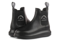 Karl Lagerfeld-#Plitke čizme#Kožne čizme#-Kapri Maison Gore Mid Boot