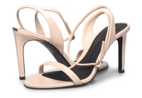 Calvin Klein Black Label-#Sandale na štiklu#Kožne sandale#-Hope 2p