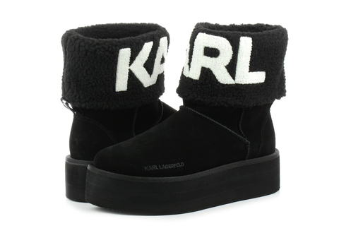 Karl Lagerfeld Чизми Thermo Karl Logo Ankle Boot