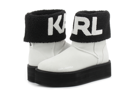 Karl Lagerfeld Elegantni gležnjarji Thermo Karl Logo Boot