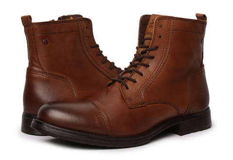 Jack And Jones Duboke cipele Jfwrussel Mid Leather Boot