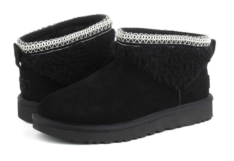 UGG Elegantni gležnjarji Classic Ultra Mini Maxi Curly