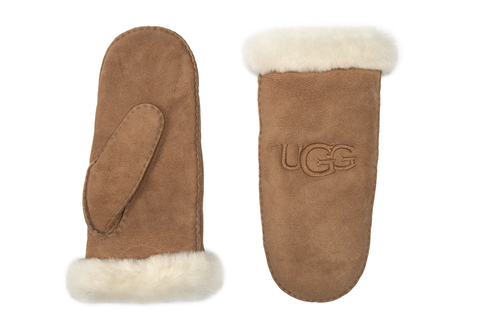 UGG Gloves Sheepskin Embroider Mitten