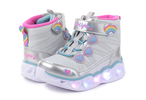 Skechers Zimowe Heart Lights - Sweet