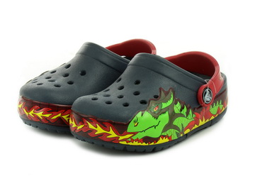 Crocs Clogsy - pantofle lights fire dragon clog